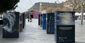 L’espai i els oceans, units en una exposició mundial que s’estrena a Barcelona