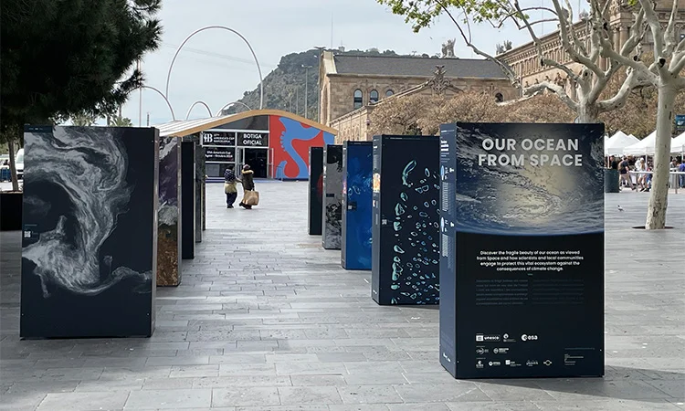L’espai i els oceans, units en una exposició mundial que s’estrena a Barcelona